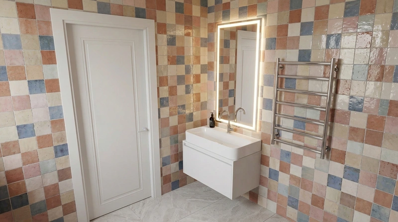 Дизайн ванной в стиле Без стиля — фото интерьера от нейросети RoomGPT