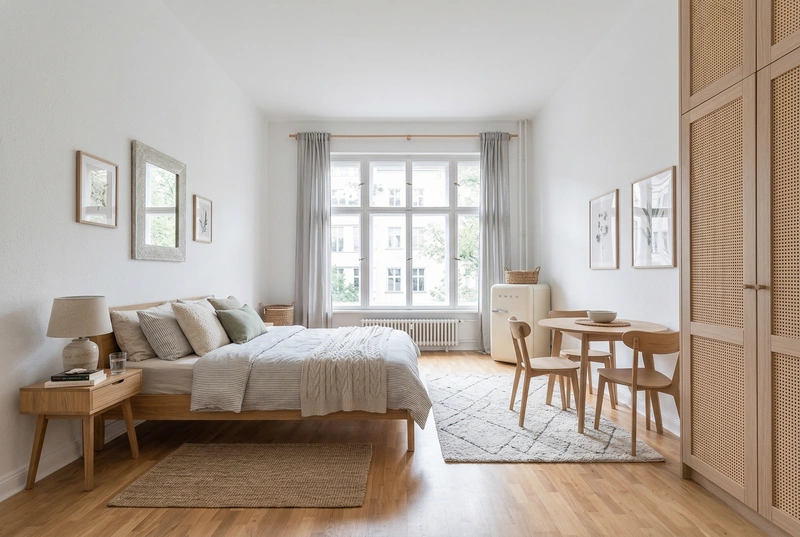 Дизайн интерьера в стиле Хюгге — Гостиная от нейросети RoomGPT