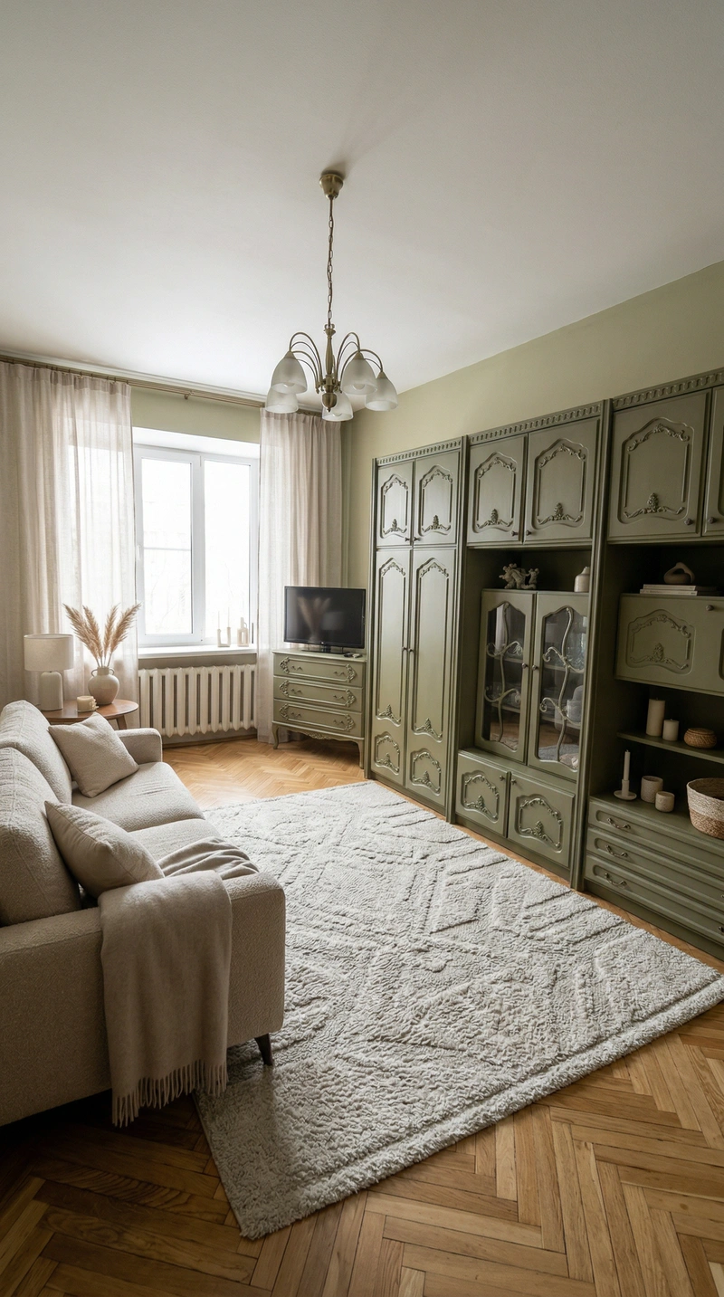 Дизайн интерьера в стиле Хюгге — Гостиная от нейросети RoomGPT