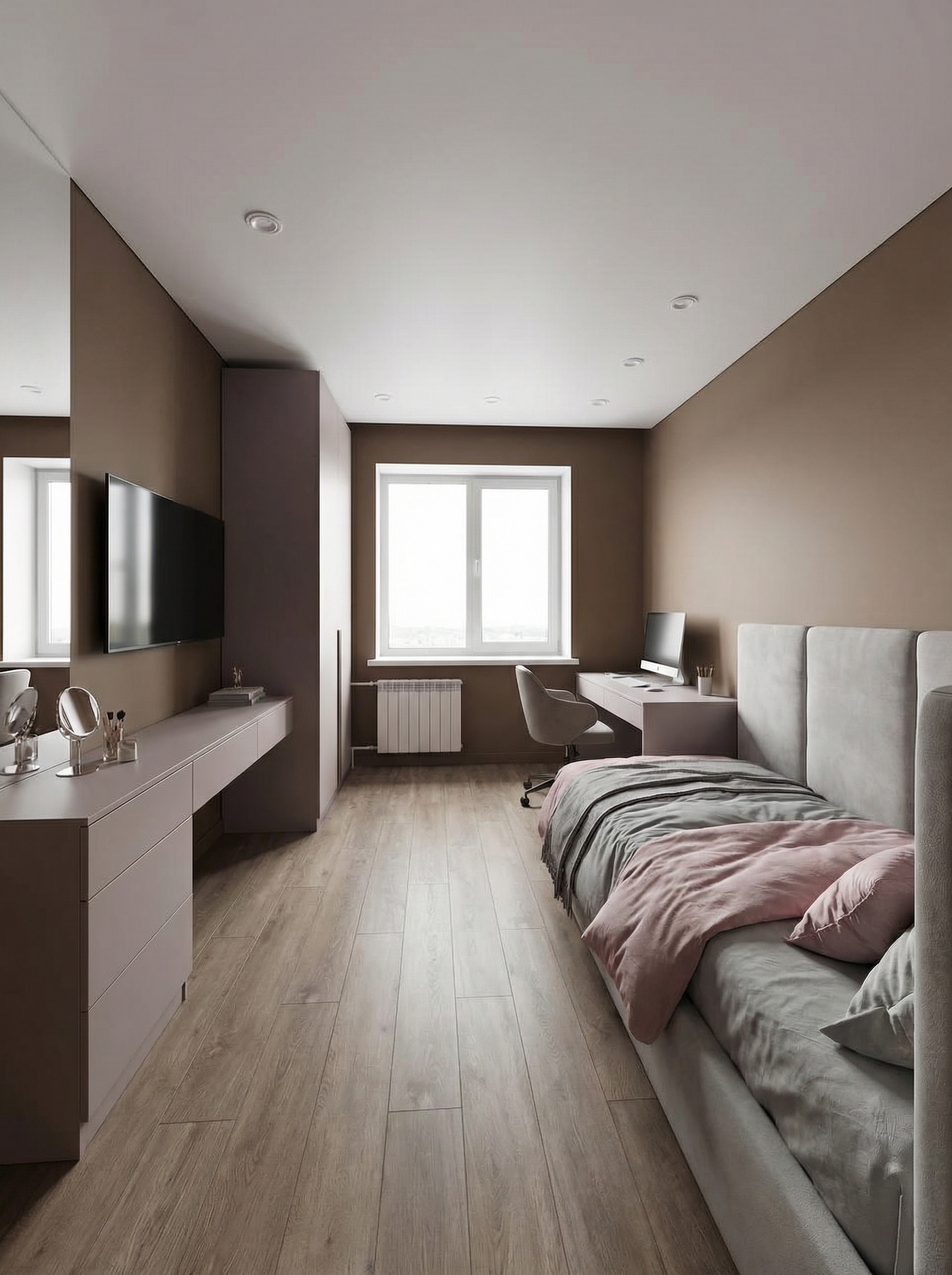 Дизайн детской в стиле Минимализм — фото интерьера от нейросети RoomGPT