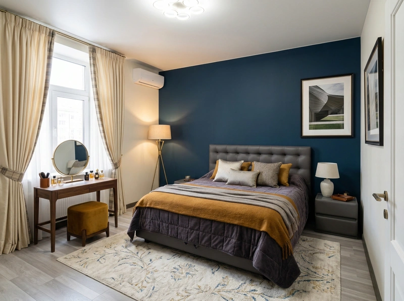 Дизайн гостиной в стиле Британский — фото интерьера от нейросети RoomGPT