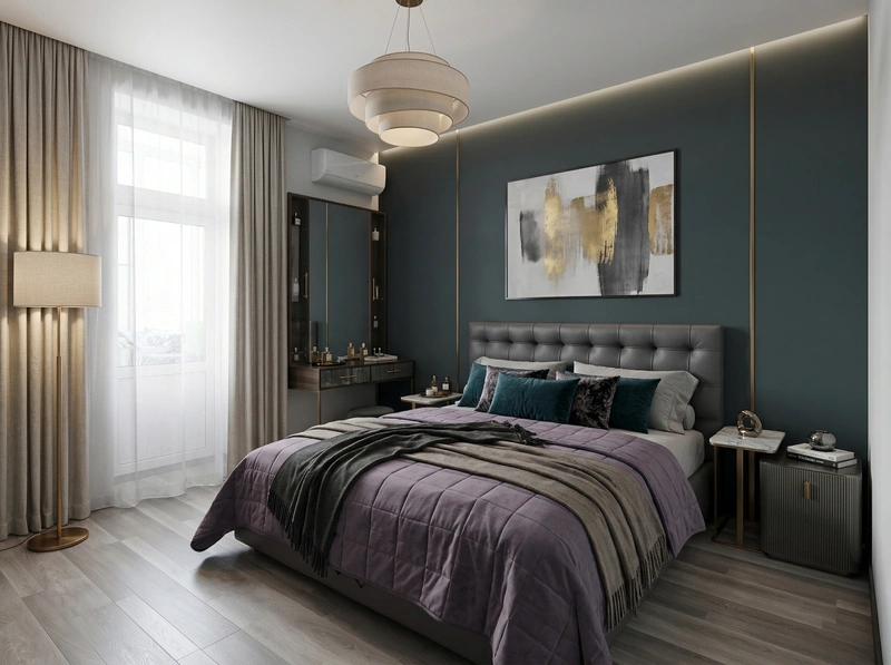 Дизайн гостиной в стиле Контемпорари — фото интерьера от нейросети RoomGPT