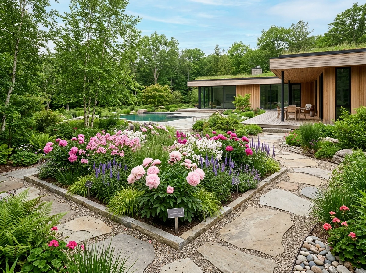 Дизайн участка в стиле Эко/Натуральный — фото участка от нейросети RoomGPT