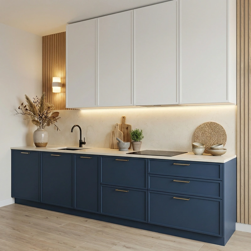 Дизайн интерьера в стиле Хюгге — Кухня от нейросети RoomGPT