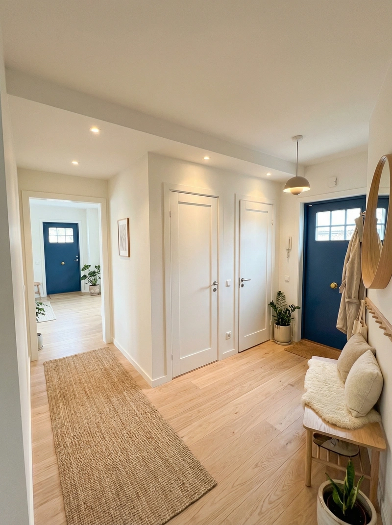 Дизайн интерьера в стиле Хюгге — Прихожая от нейросети RoomGPT