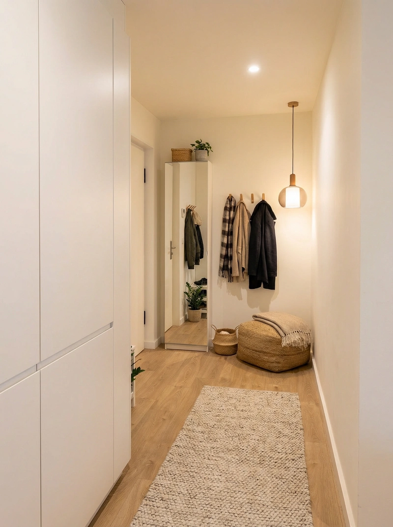 Дизайн интерьера в стиле Хюгге — Прихожая от нейросети RoomGPT