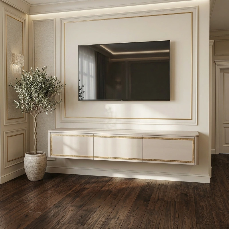 Дизайн спальни в стиле Классика — фото интерьера от нейросети RoomGPT