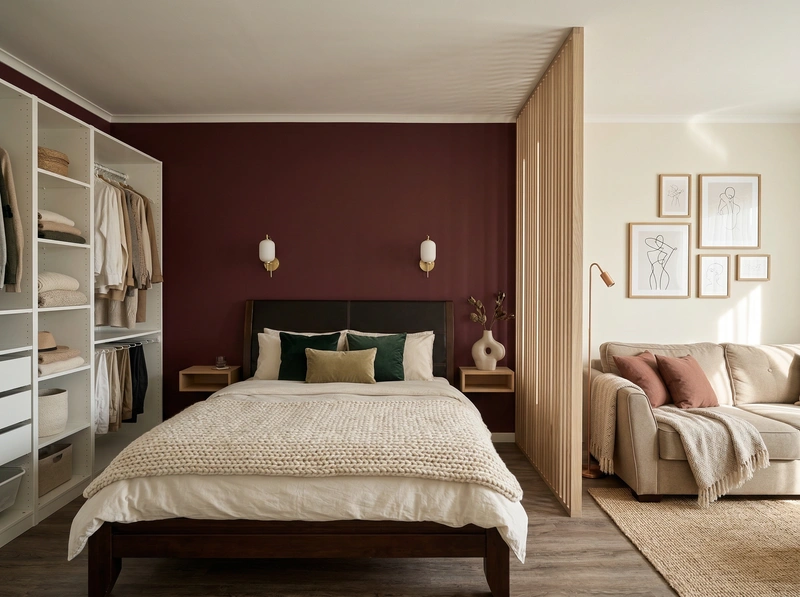 Дизайн интерьера в стиле Хюгге — Спальня от нейросети RoomGPT