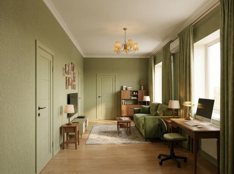 Дизайн гостиной в стиле Без стиля — фото интерьера от нейросети RoomGPT