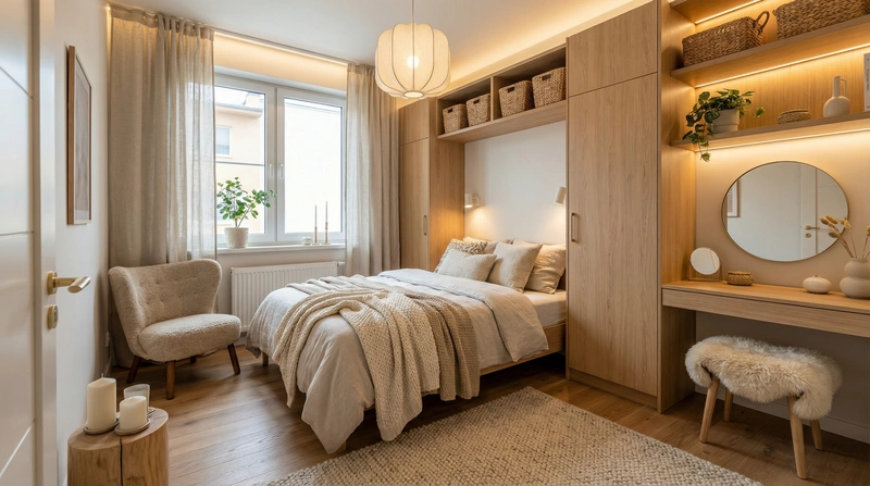 Дизайн интерьера в стиле Хюгге — Гостиная от нейросети RoomGPT