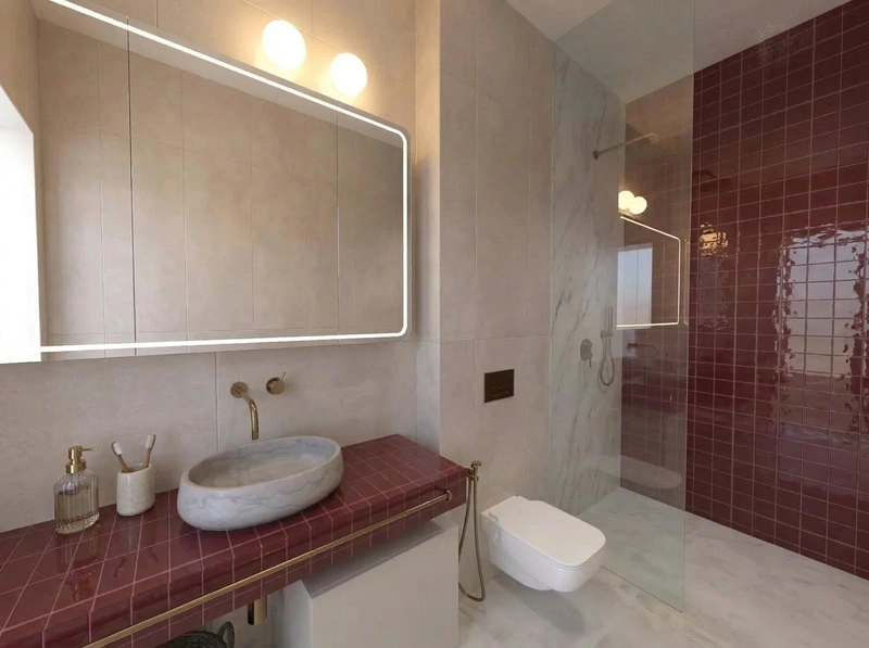 Дизайн ванной в стиле Без стиля — фото интерьера от нейросети RoomGPT