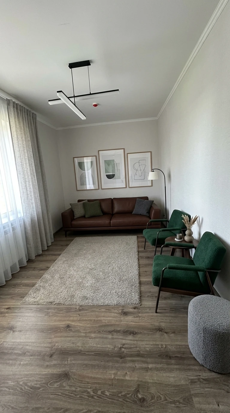 Дизайн гостиной в стиле Минимализм — фото интерьера от нейросети RoomGPT