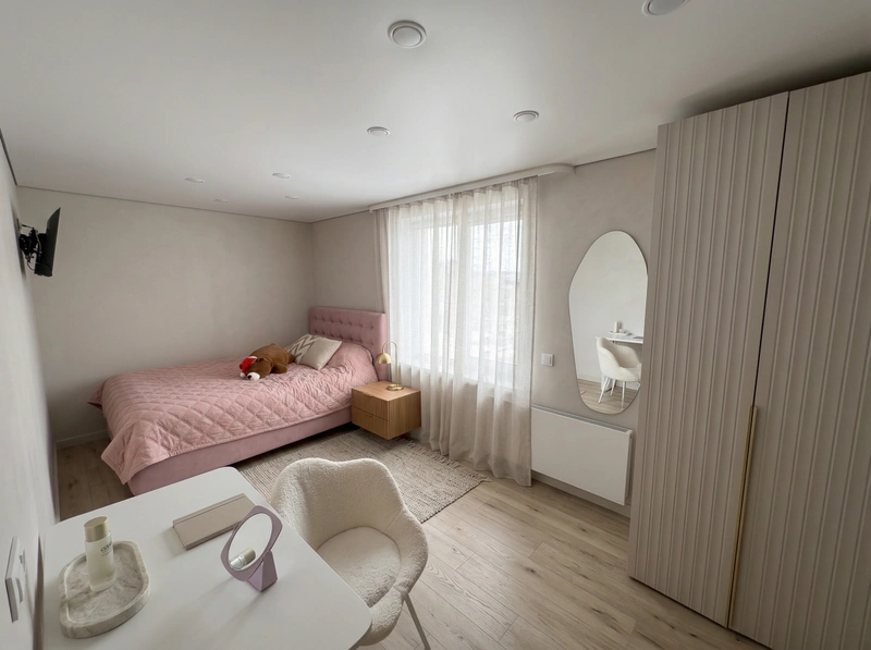 Дизайн детской в стиле Минимализм — фото интерьера от нейросети RoomGPT