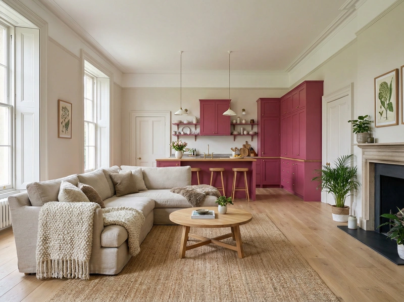 Дизайн интерьера в стиле Хюгге — Гостиная от нейросети RoomGPT