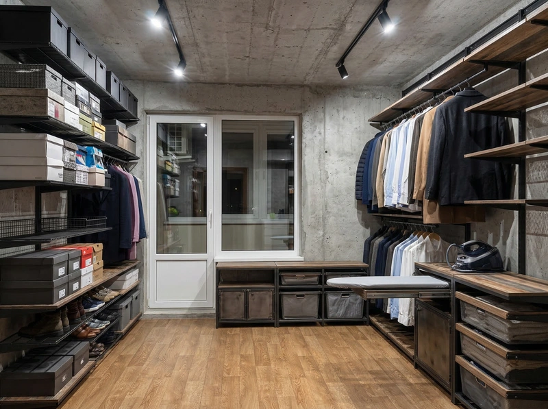 Дизайн гостиной в стиле Лофт — фото интерьера от нейросети RoomGPT