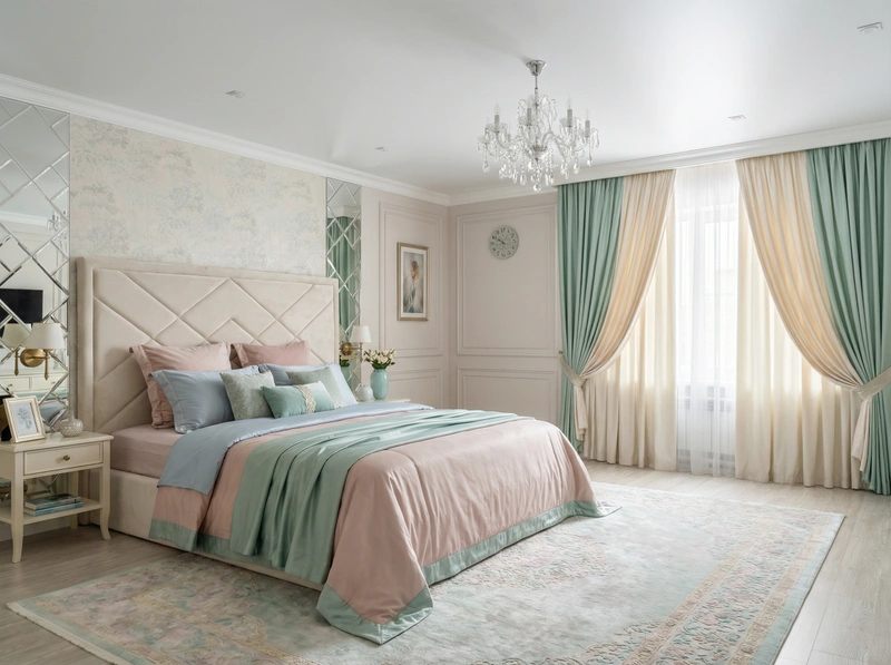 Дизайн интерьера в стиле Классика — Спальня от нейросети RoomGPT
