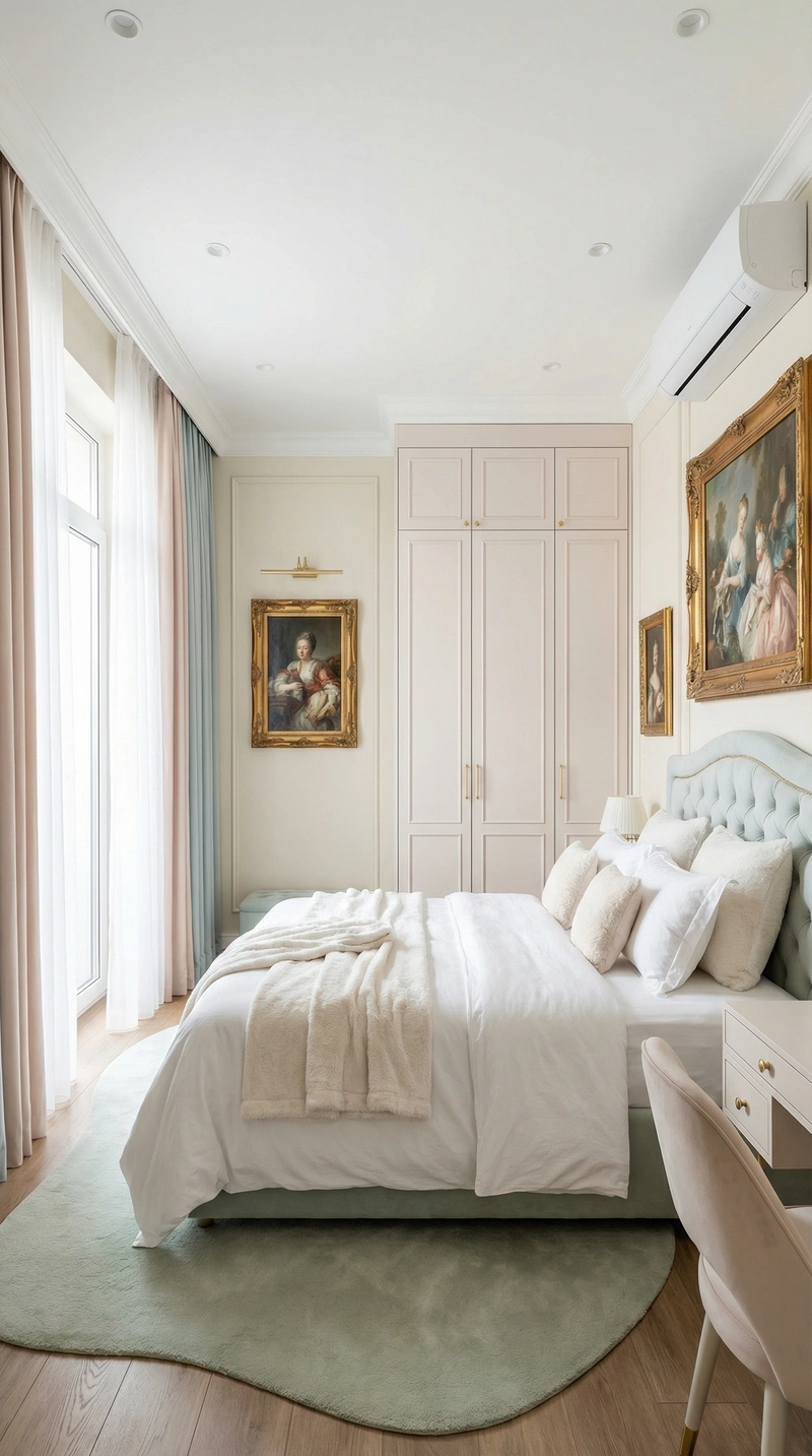 Дизайн интерьера в стиле Классика — Спальня от нейросети RoomGPT