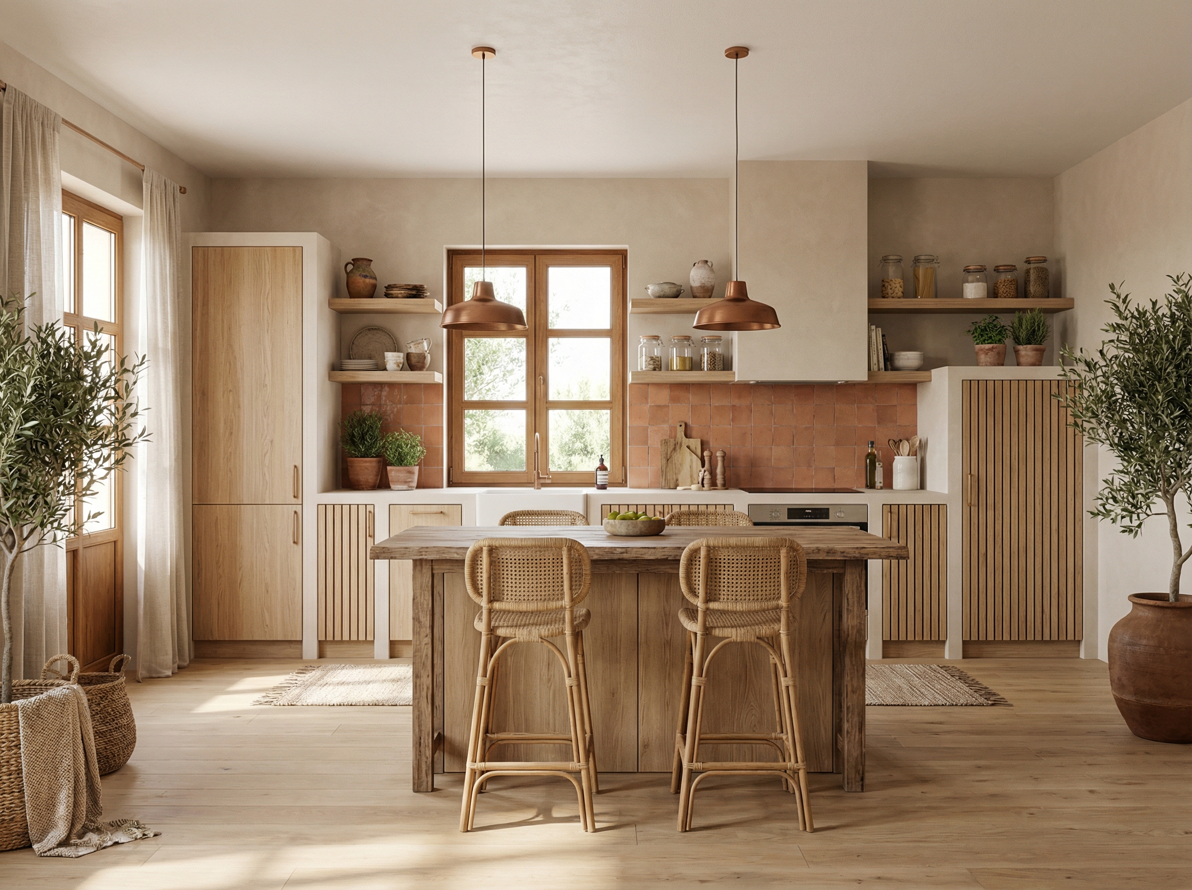 Дизайн кухни в стиле Хюгге — фото интерьера от нейросети RoomGPT