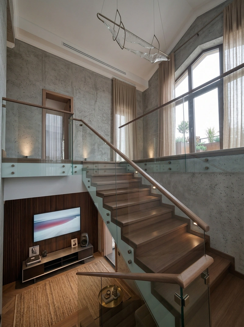 Дизайн гостиной в стиле Лофт — фото интерьера от нейросети RoomGPT