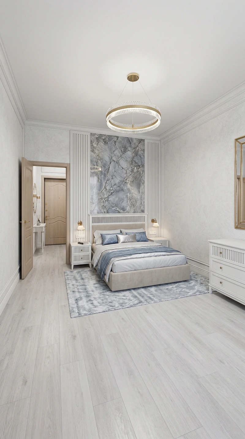 Дизайн интерьера в стиле Классика — Спальня от нейросети RoomGPT