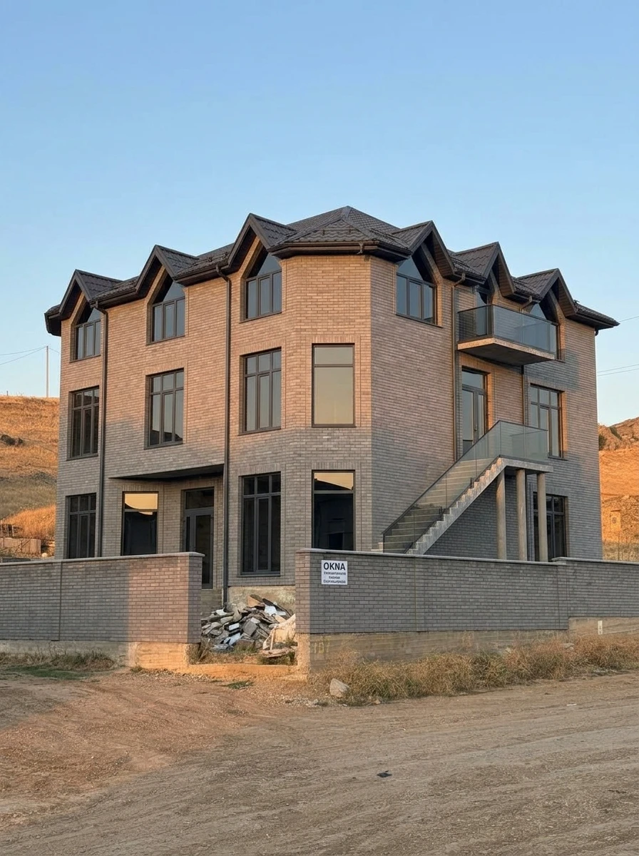 Дизайн фасада в стиле Минимализм — фото фасада от нейросети RoomGPT