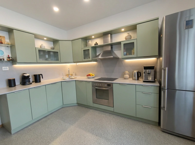 Дизайн кухни в стиле Минимализм — фото интерьера от нейросети RoomGPT