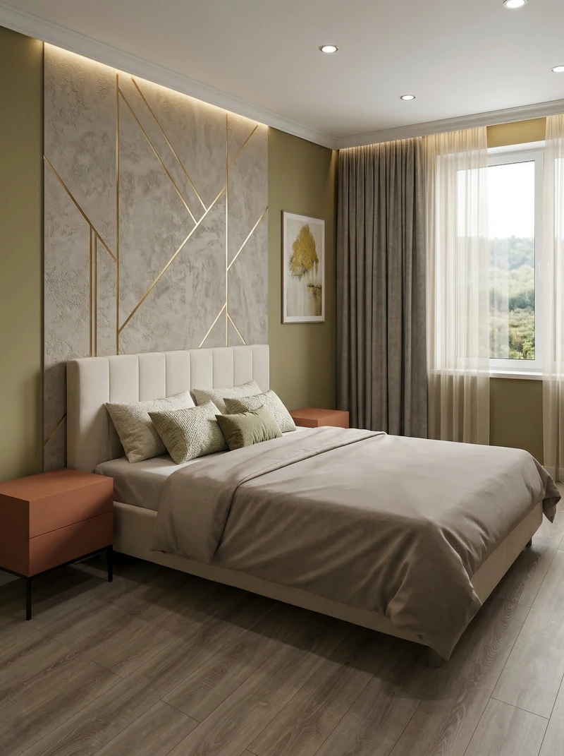 Дизайн интерьера в стиле Минимализм — Спальня от нейросети RoomGPT