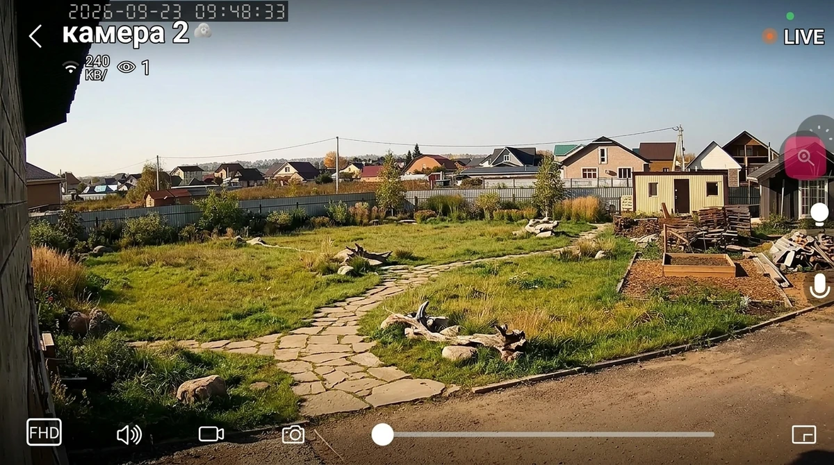 Дизайн участка в стиле Эко/Натуральный — фото участка от нейросети RoomGPT