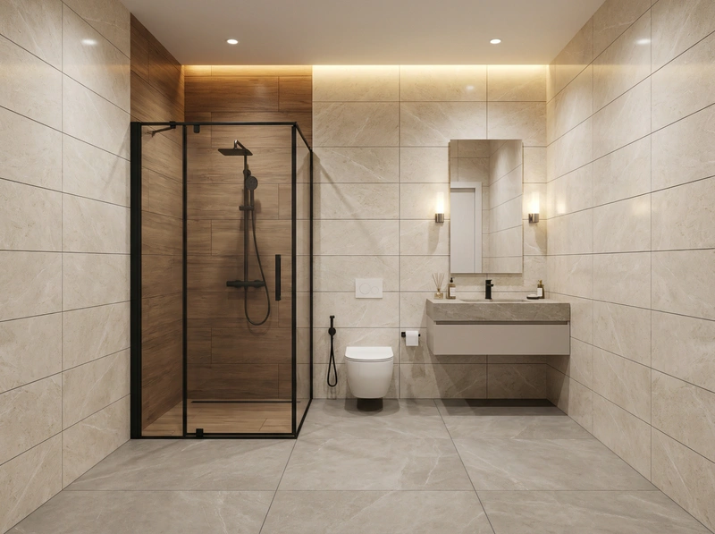 Дизайн интерьера в стиле Классика — Ванная от нейросети RoomGPT