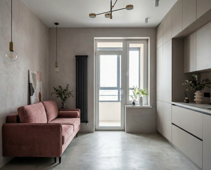 Дизайн кухни в стиле Эклектика — фото интерьера от нейросети RoomGPT