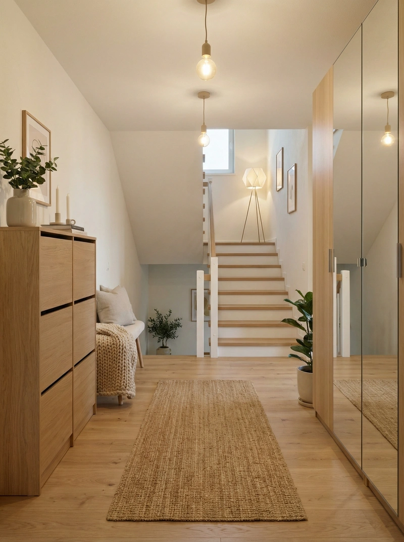 Дизайн интерьера в стиле Хюгге — Гостиная от нейросети RoomGPT