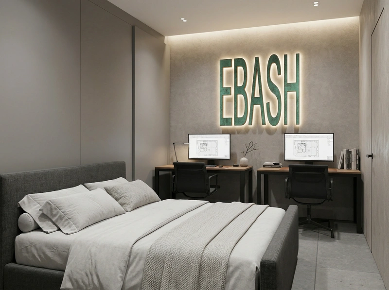 Дизайн спальни в стиле Минимализм — фото интерьера от нейросети RoomGPT