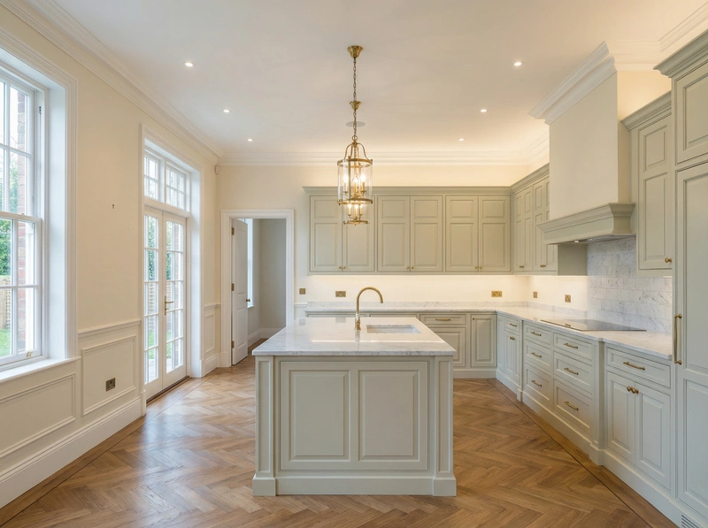 Дизайн интерьера в стиле Классика — Кухня от нейросети RoomGPT
