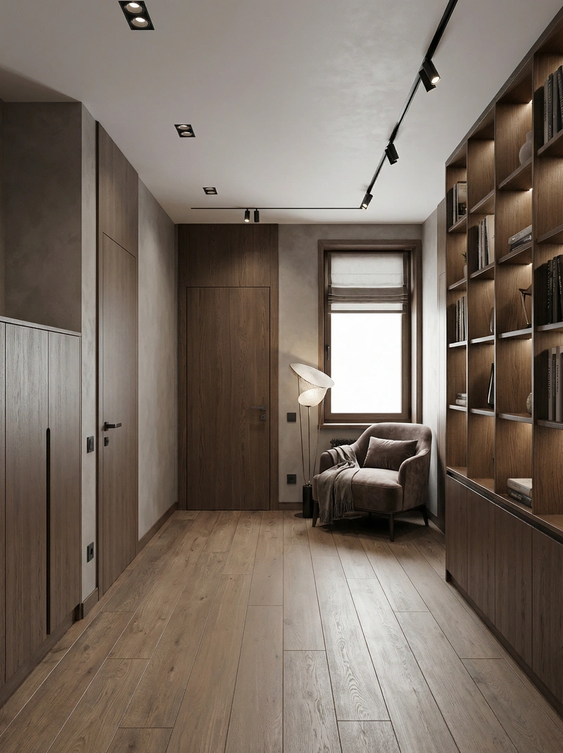 Дизайн интерьера в стиле Контемпорари — Прихожая от нейросети RoomGPT