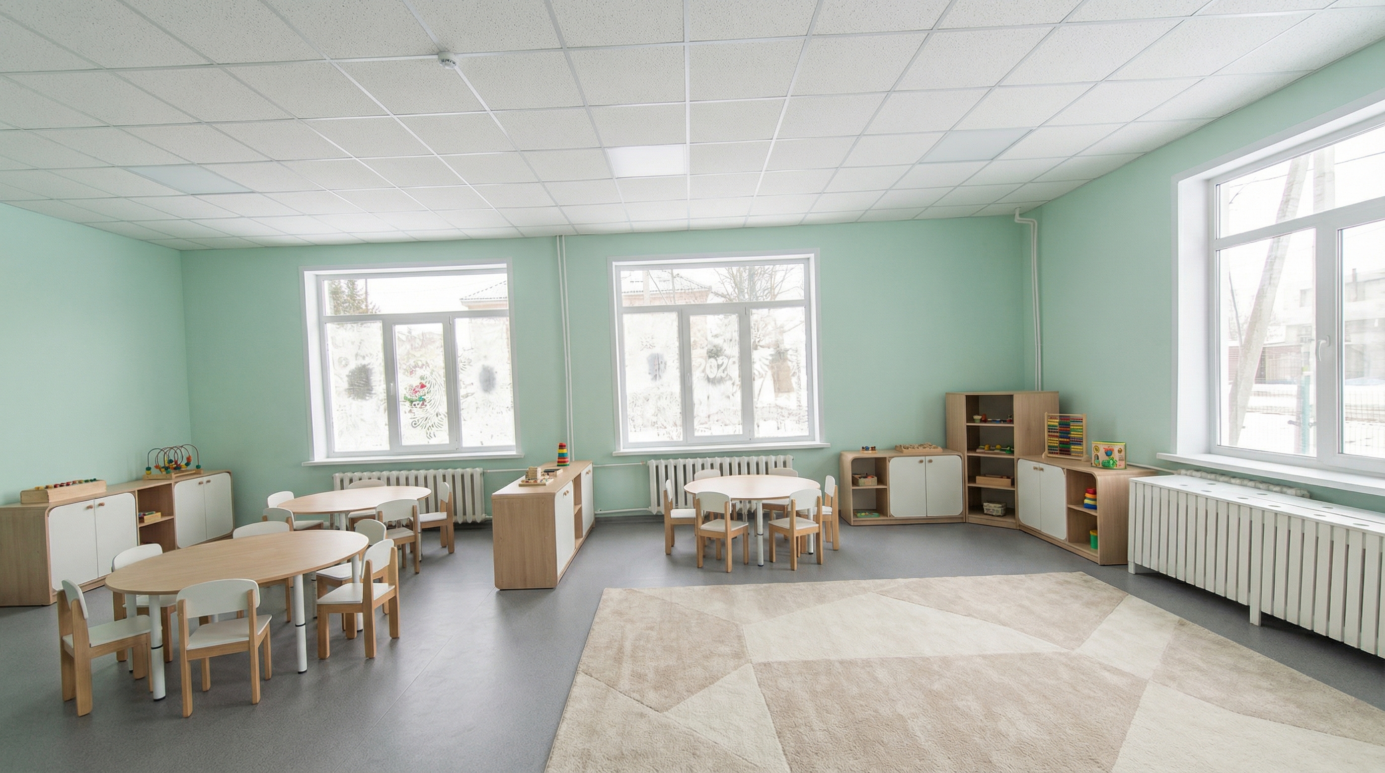 Дизайн детской в стиле Минимализм — фото интерьера от нейросети RoomGPT