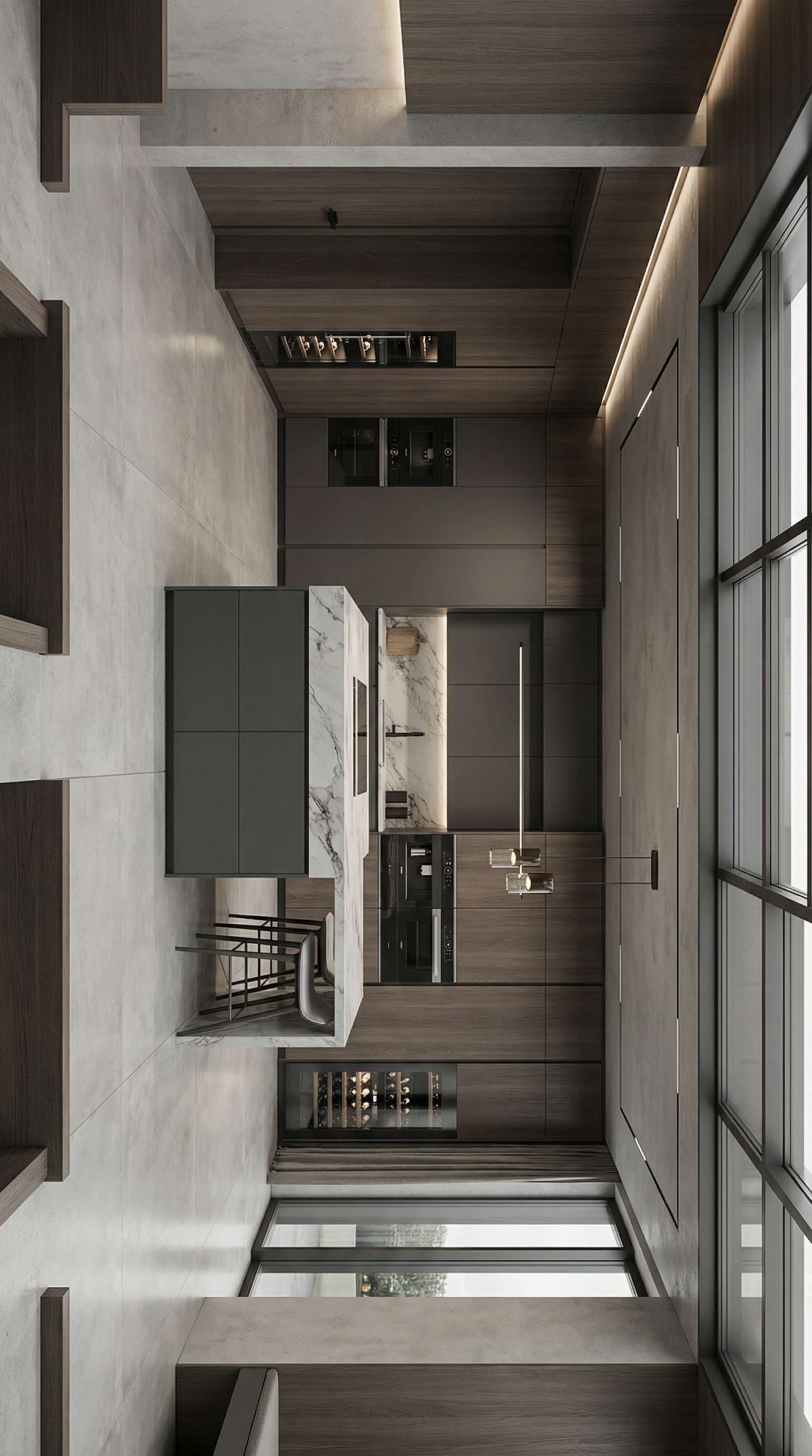 Дизайн кухни в стиле Минимализм — фото интерьера от нейросети RoomGPT