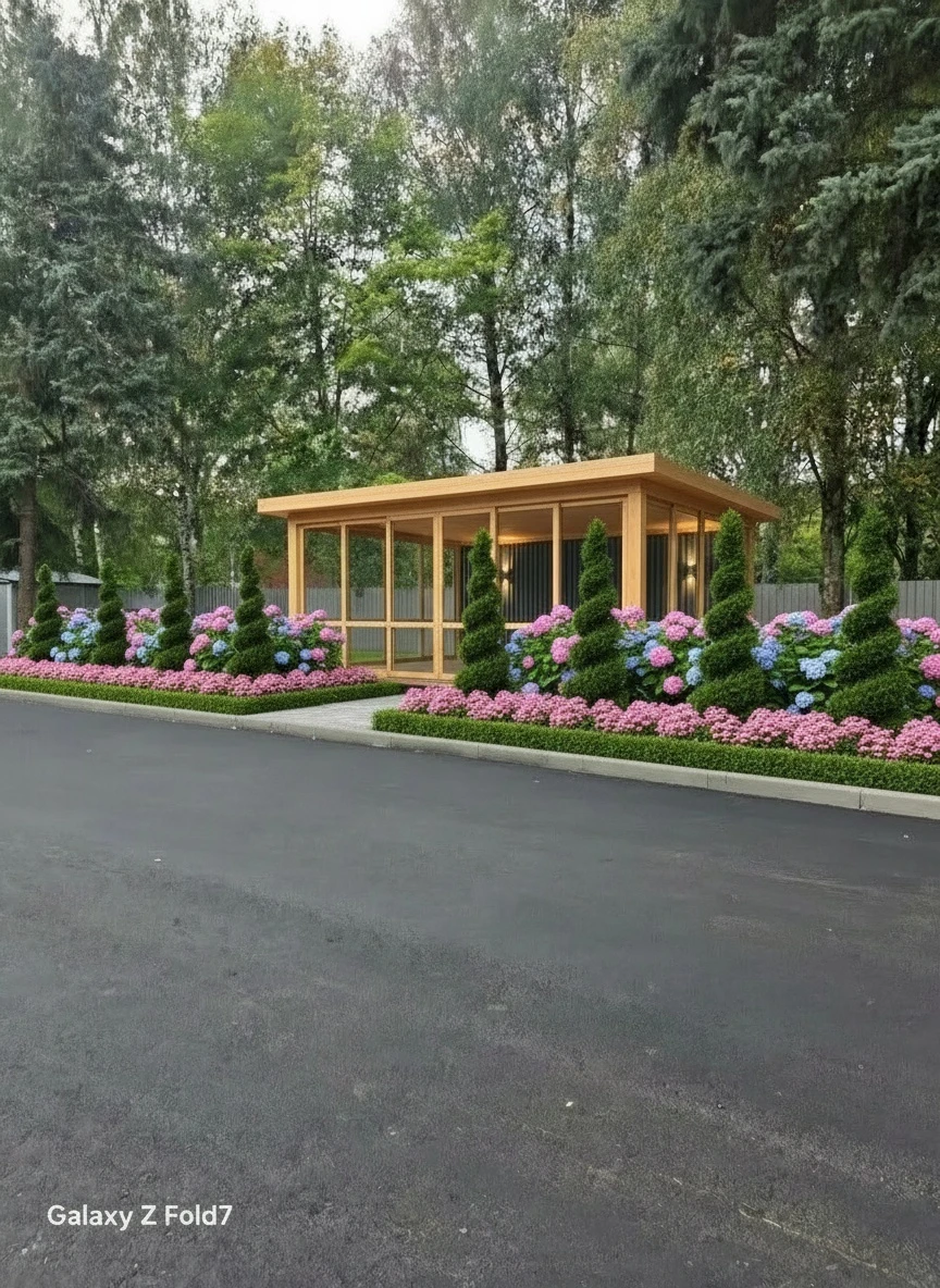 Дизайн участка в стиле Классика — фото участка от нейросети RoomGPT