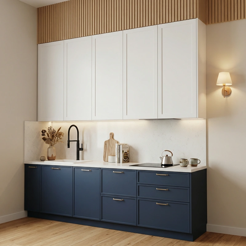 Дизайн интерьера в стиле Хюгге — Кухня от нейросети RoomGPT