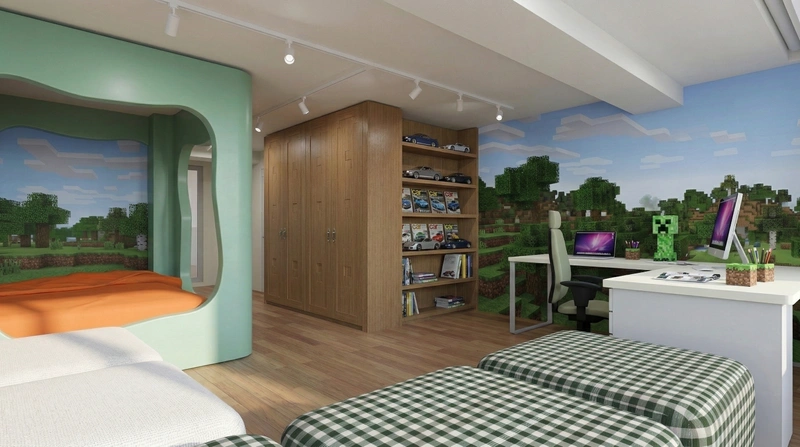 Дизайн детской в стиле Без стиля — фото интерьера от нейросети RoomGPT