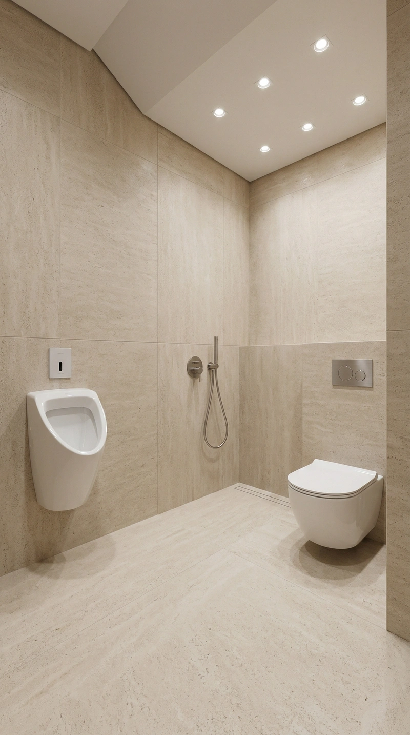 Дизайн ванной в стиле Минимализм — фото интерьера от нейросети RoomGPT