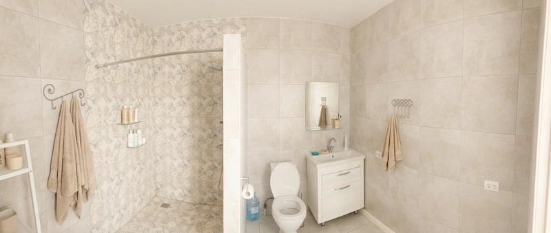 Дизайн ванной в стиле Без стиля — фото интерьера от нейросети RoomGPT