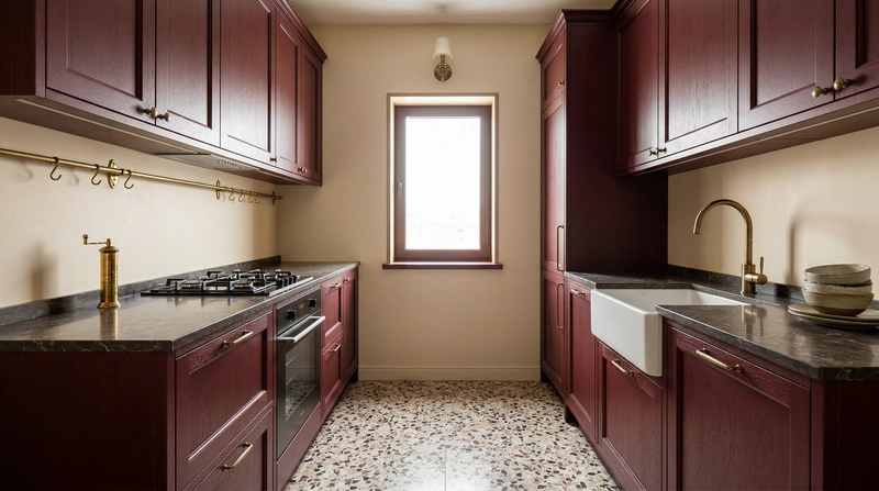 Дизайн интерьера в стиле Классика — Кухня от нейросети RoomGPT