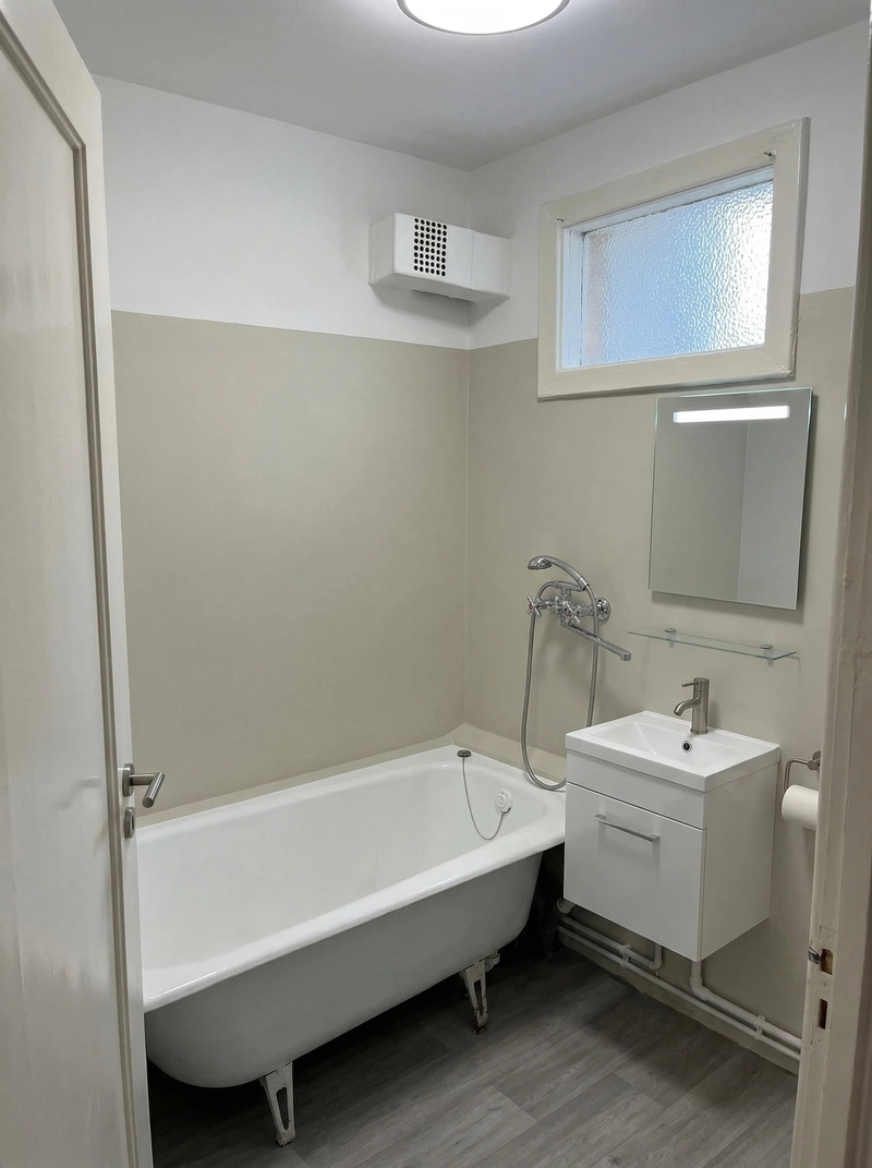 Дизайн ванной в стиле Без стиля — фото интерьера от нейросети RoomGPT