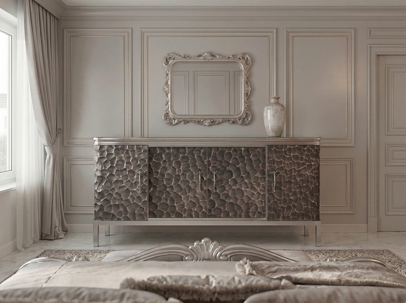 Дизайн спальни в стиле Классика — фото интерьера от нейросети RoomGPT