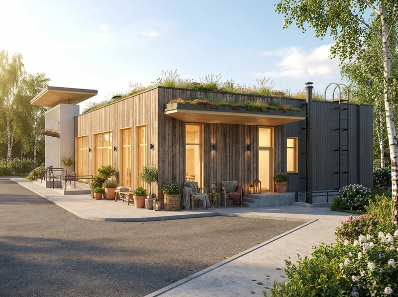 Дизайн интерьера в стиле Хюгге — Фасад от нейросети RoomGPT