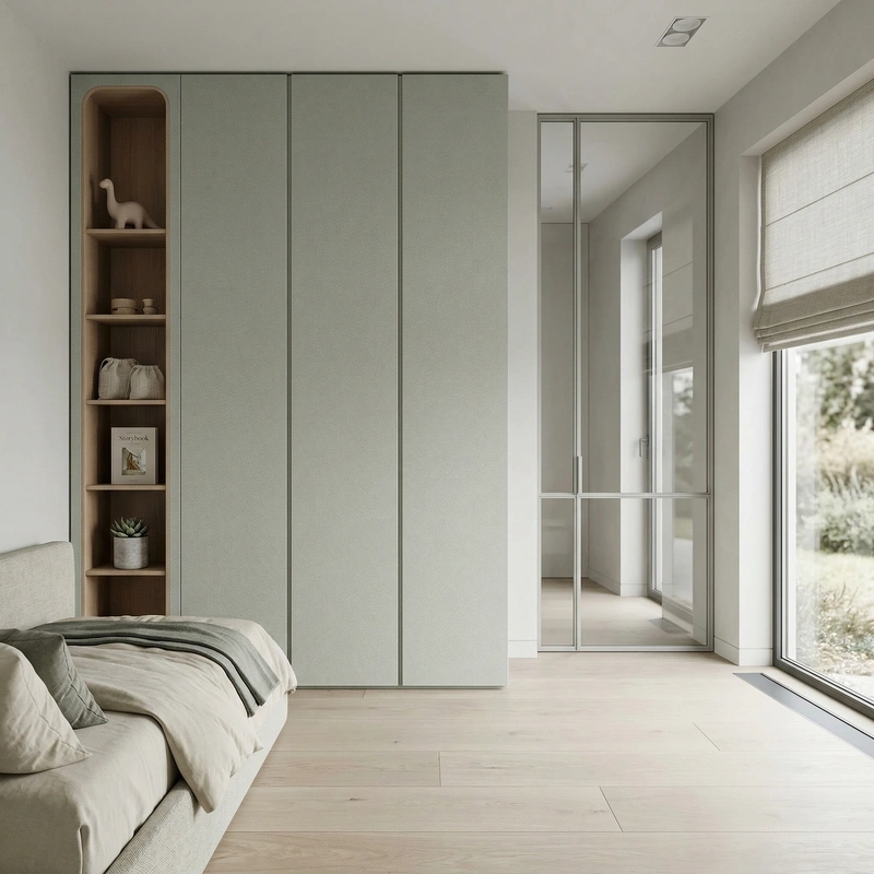 Дизайн детской в стиле Минимализм — фото интерьера от нейросети RoomGPT