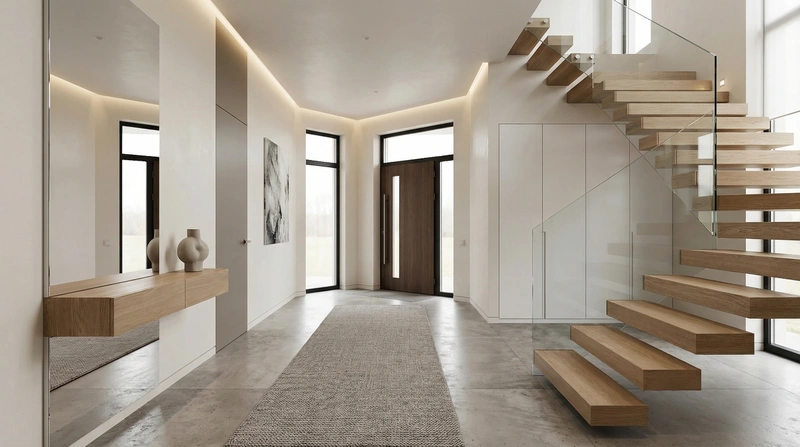 Дизайн интерьера в стиле Минимализм — Прихожая от нейросети RoomGPT