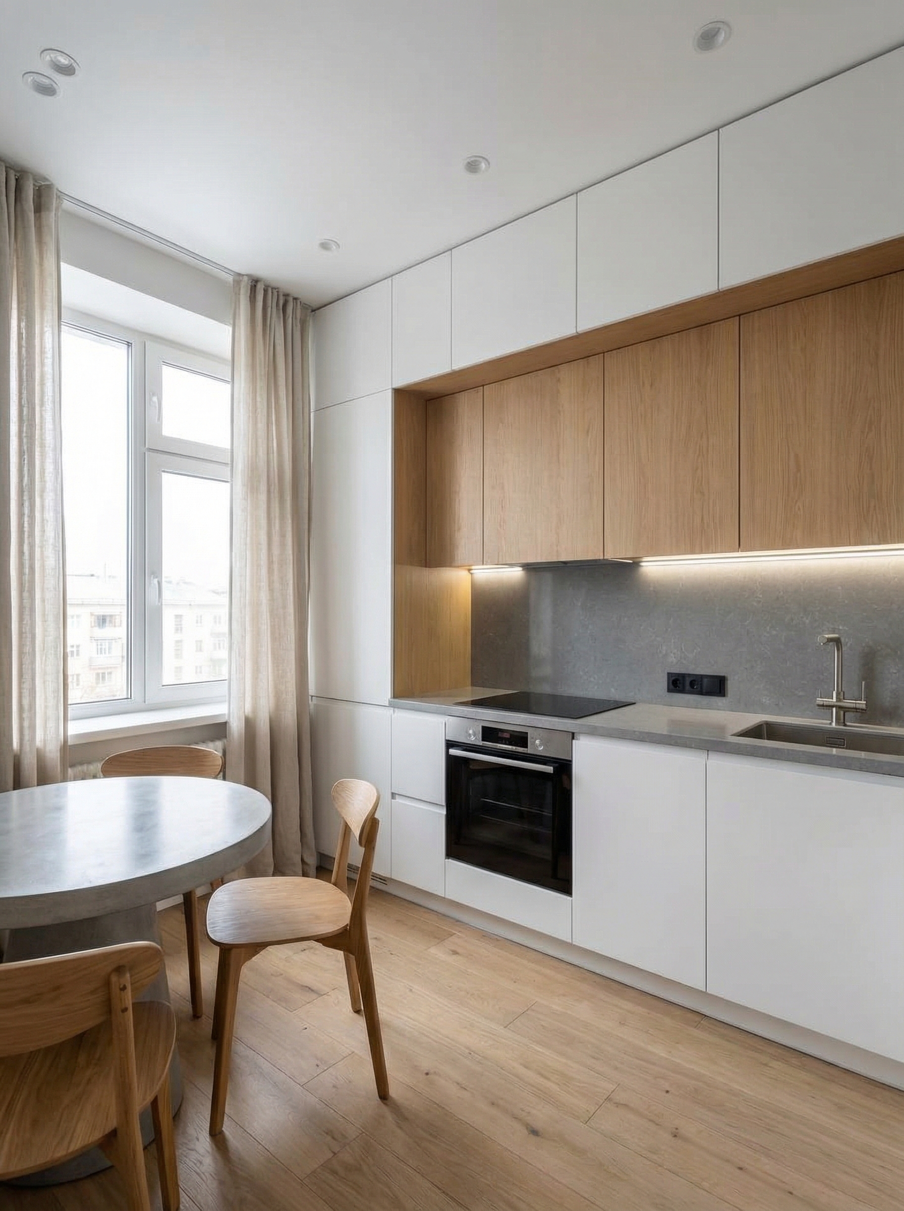 Дизайн кухни в стиле Минимализм — фото интерьера от нейросети RoomGPT