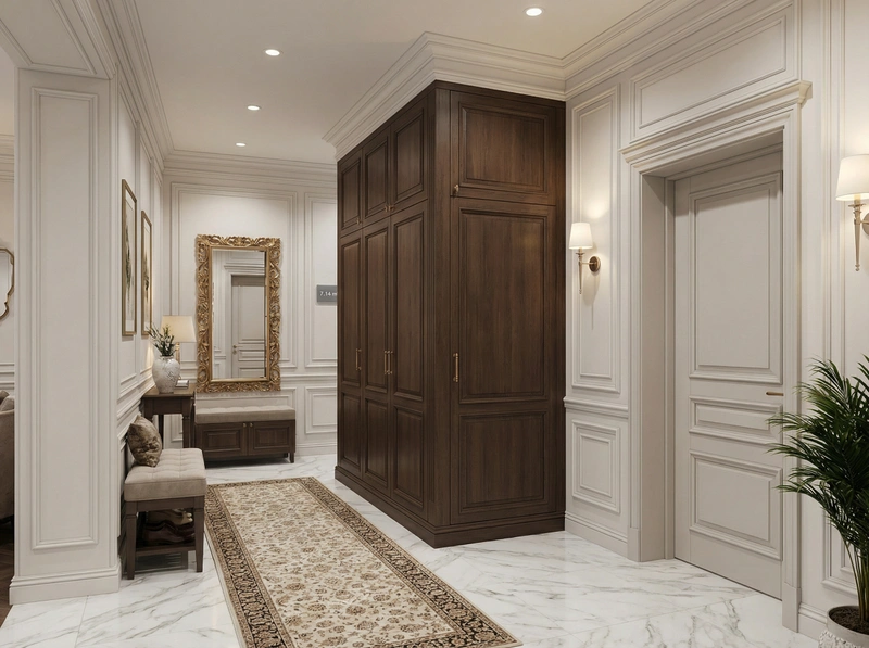 Дизайн интерьера в стиле Классика — Прихожая от нейросети RoomGPT