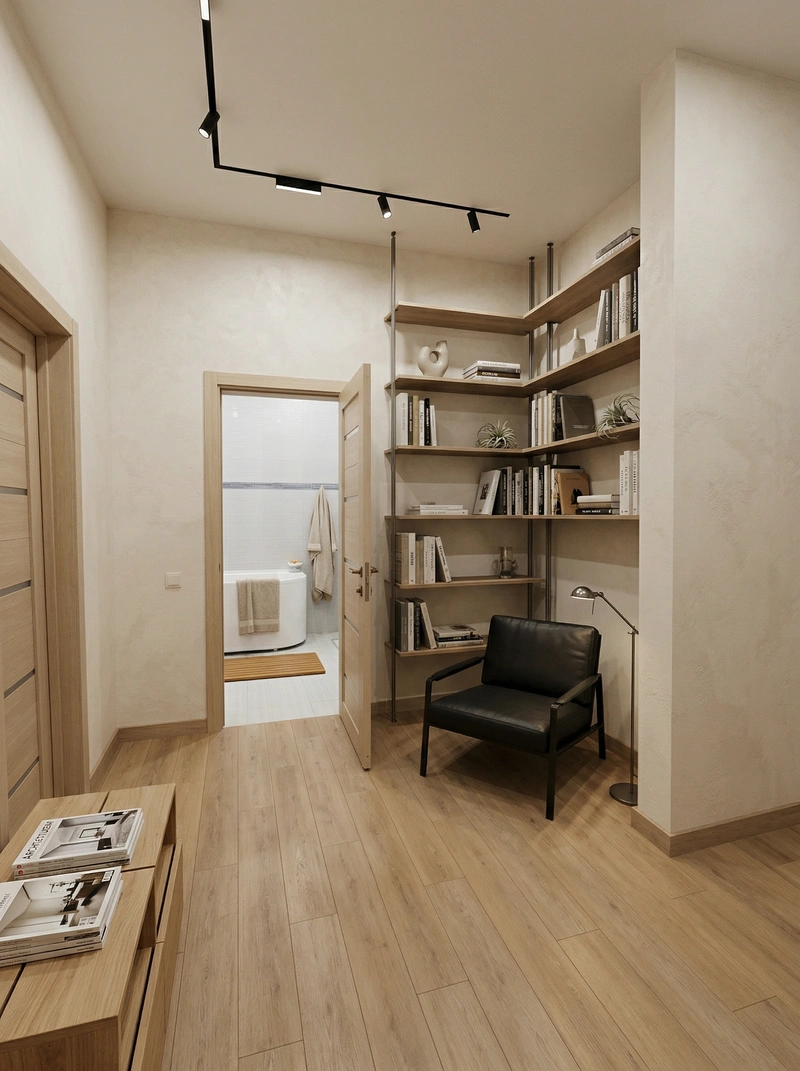 Дизайн гостиной в стиле Минимализм — фото интерьера от нейросети RoomGPT